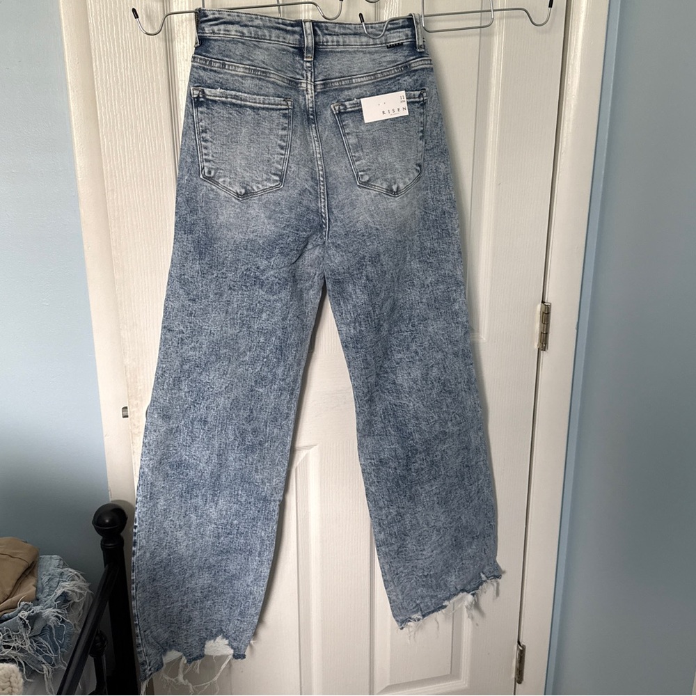 Distressed Blue Jeans - Picture 5 of 5
